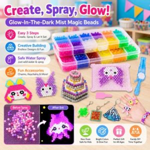 Water Fuse Beads Magic Water Beads No Iron Water Spray DIY Craft Toys Kids Educational Creative Art Supplies Children Gift