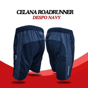 Celana Olahraga Roadrunner CPX Tahan Air untuk Gym dan Futsal - Warna Navy/Despo Hitam
