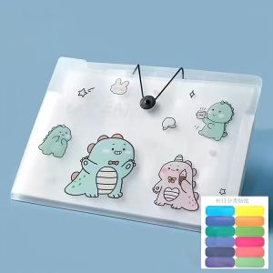 Túi đựng tài liệu DecorMe tệp đựng tài liệu nhiều ngăn kẹp tài liệu A4 đựng đề cương bài kiểm tra chia ngăn tiện dụng GA625