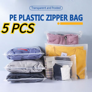 Frosted Matte Bag Packaging for Clothing Business Food Storage Travel Pouch Zipper Bag