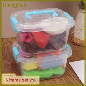 fanghui PP Plastic Storage Box With Lid Portable Kids Toys Student Stationery Jewelry Storage Case Container Cosmetics Sorting Box