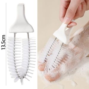 Toe Brush Manual Foot Care Scrubber Portable Shower Foot Brush for Toe Cleaning Foot Care Tool