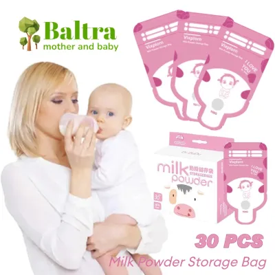Baltra 30 PCS/Pack Portable Disposable Formula Pouch Dispenser Milk Powder Box Storage Bag Organizer Storage Feeding