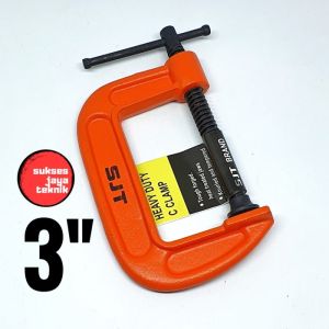 Clamp C - Catok Model C - Klem C 3 Inch Heavy Duty