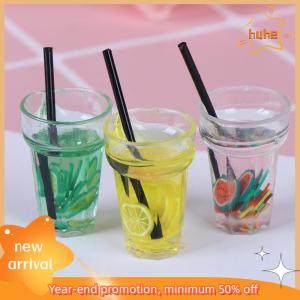 huhe 1:12ถ้วยถ้วยขนาดสำหรับตุ๊กตาตุ๊กตาของเล่นขนาดเล็กอุปกรณ์ครัว