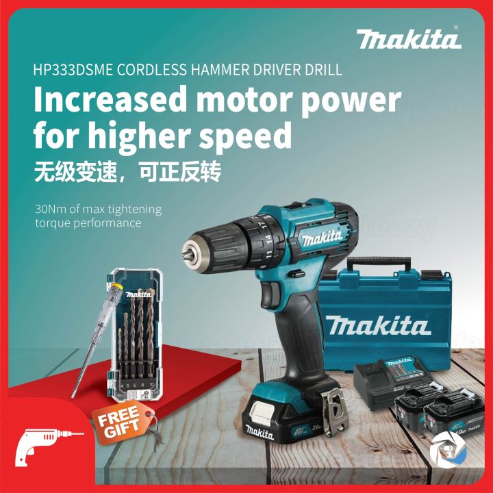 MAKITA HP333 | HP333D CORDLESS HAMMER DRILL HP333DWYE / HP333DWAE ...