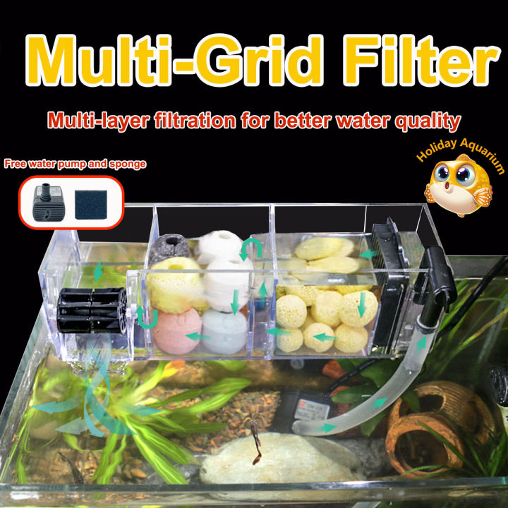 Photo inspiration: Visual Reference: Aquarium Filter Submersible Water Pump Wall Mounted Circulation System