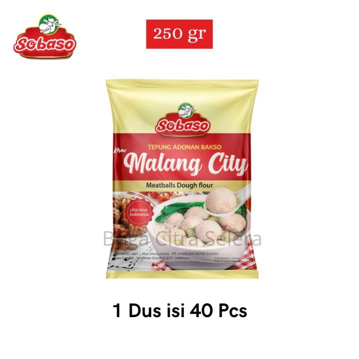 1 Dus Tepung Bakso Khas Malang Sobaso 250gr Lazada Indonesia