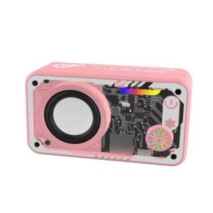 ลำโพงบลูทูธV1 เสียงแน่น เบสหนัก ลำโพงซับวูฟเฟอร์ V1 ลำโพง Bluetooth RGB แบบพกพา รองรับ Bluetooth 5.3 และการ์ด TF เบสหนัก คุณภาพเสียงดี