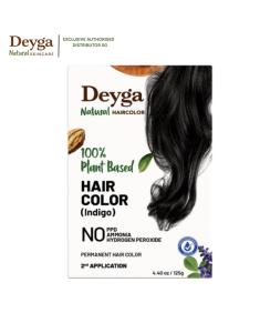 Deyga 100% Plant Based Hair Color Kit – Natural Black | Asia’s 1st Fully Plant-Based Formula | No Ammonia No PPD No Chemicals | Covers Grey & White Hair | Long-Lasting Color | Scalp-Safe Organic & Vegan