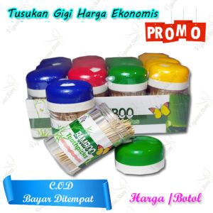 1 Botol Tusukan Gigi tusukan Buah serbaguna harga ekonomis-Aurora Store (COD)