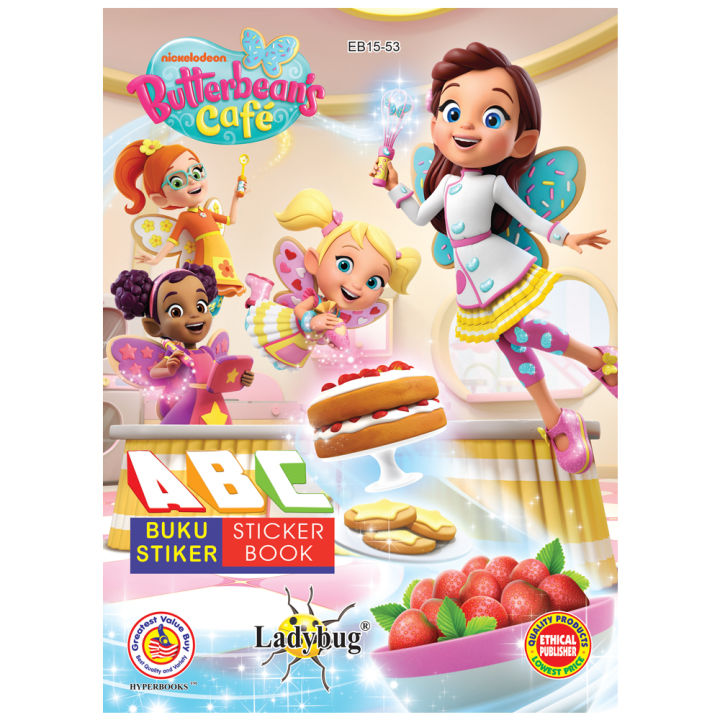 Butterbean'S Café' Abc Sticker Book EB15 - 53 | Lazada