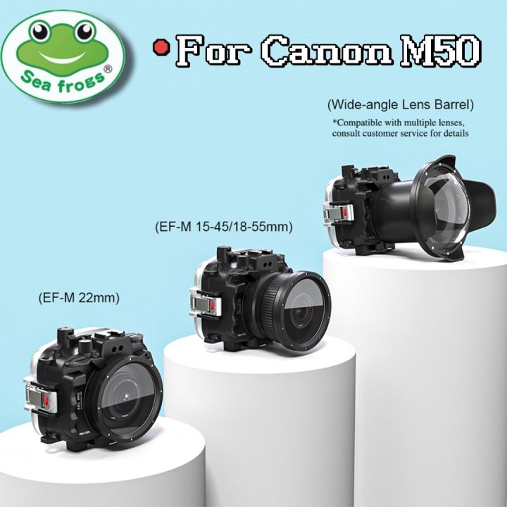 Seafrogs Underwater Canon M50 Waterproof Sea Frogs Canon M50