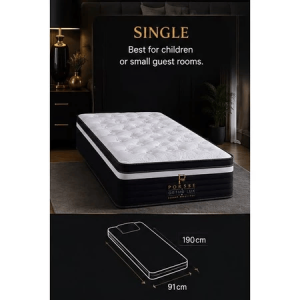 Porsse Arctic Cool Mattress 12-Inch Pillow Plush Top BED