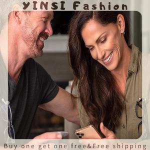 YINSI Magnetic Hang Eyeglass Holder Pin Brooches Multi-function Portable Clothes Clip