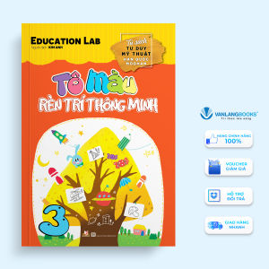 Sách - Tô Màu Rèn Luyện Trí Thông Minh Tập 3-Vanlangbooks