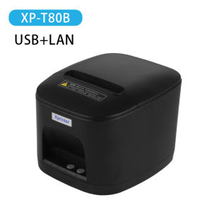 Xprinter รุ่น XP-T80B USB+LAN เครื่องพิมพ์ใบเสร็จ 80 mm เครื่องพิมพ์สลิปความร้อน ไม่ต้องเติมหมึก XP-A160H