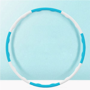 Detachable Hula Hoop for Easy Weight Loss and Postpartum Recovery - Durable Environmentally Friendly and Pain-Free with Elastic Snap Design and Thickened Foam（8 sections）