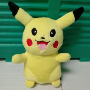 BONEKA POKEMON PIKACHU SENYUM SIZE S KARAKTER MAINAN ANAK KADO SOUVENIR