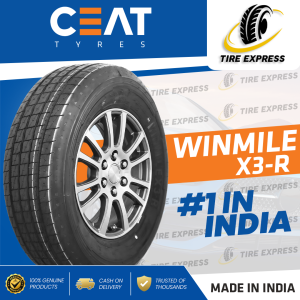 CEAT WINMILE X3R RIM 14/15 COMMERCIAL TUBELESS 185R14 10PR 195R15 8PR DOT 2025-2026