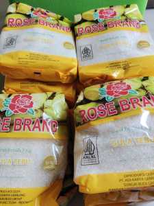 2kg Gula pasir kemasan Rosebrand (1×2pcs)