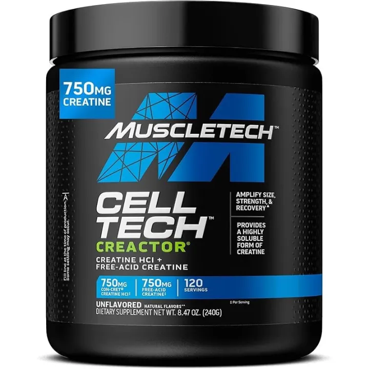 MuscleTech%20Cell-Tech%20Creactor%20Creatine%20HCl%20Powder,%20Post%20Workout%20Muscle%20Builder%20for%20Men%20&%20Women,%20Creatine%20Hydrochloride%20+%20Free-Acid,%20Unflavored%20(120%20servings),%208.47%20oz%20-%20Image%208