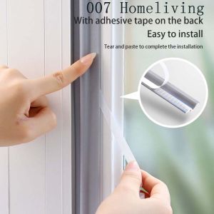 ซีลหน้าต่าง ซีลหน้าต่าง/PU โฟมซีล มีกาวในตัว กันฝุ่น กันเสียง สำหรับฉนวนประตูและหน้าต่าง 2 Meter