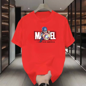 LC.TRADING เสื้อยืดพรีเมี่ยม เสื้อยืดเนื้อผ้าดีมีคุณภาพ พิมพ์ลายซุปเปอร์ฮีโร่ มี5 สีให้ได้เลือกใส่ ส่งไว ส่งด่วน B0132