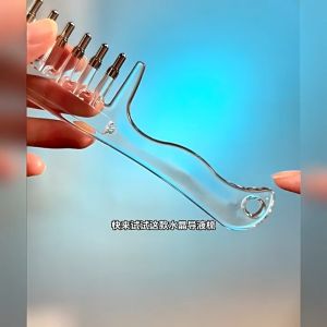【SG Stock】Hair care comb with elastic balls for scalp transparent liquid-draining comb essential oil massage comb精油护发梳