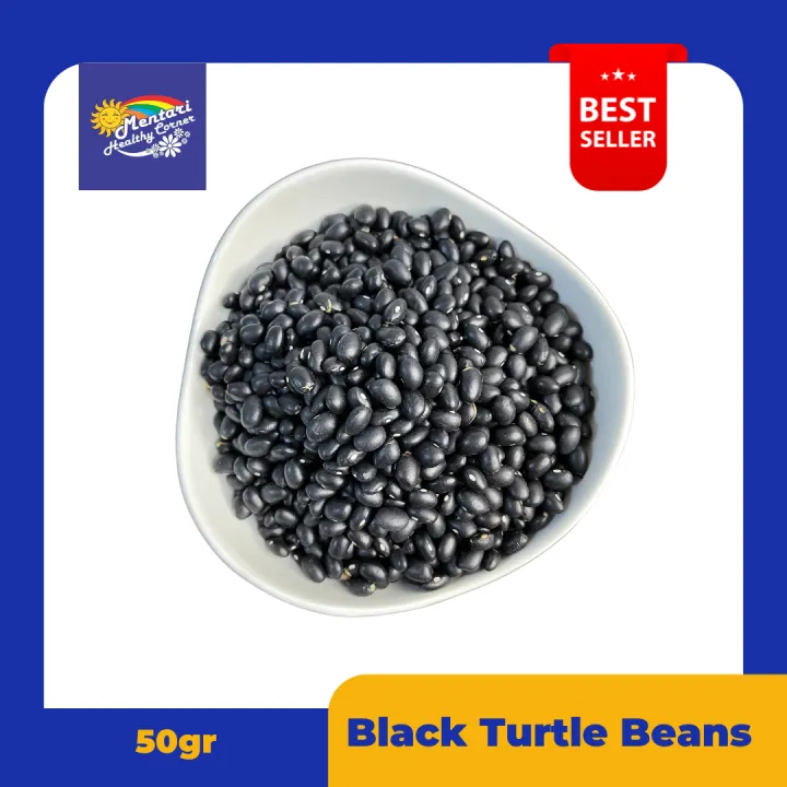 Black Turtle Beans 50gr / Black Bean 50gram / Kacang Hitam 50gr