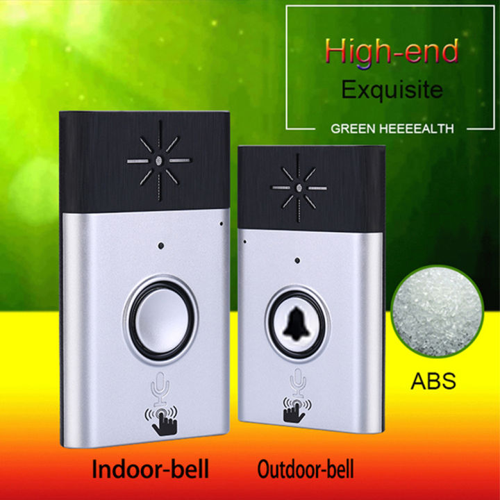 【New Ready Stock】Wireless Voice Doorbell with Outdoor Unit