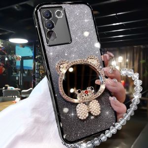 เคสโทรศัพท์สำหรับ Samsung A56 A35 A36 A26ปลอกพร้อมสายคล้องกระจก5G