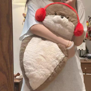 70cm Sea Otter Seal Plush Toy Baby Sleeping Pillow Soft Sea Otter Doll Birthday Gift Bantal Peluk