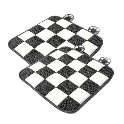 【Big-Sales】 2pcs Ice Silk Car Seat Cushion Mat Pad Cover For All Mini Cooper Clubman F54 F55 F56 F57 R50 R53 R55 R56 R60 R61 F60 Countryman