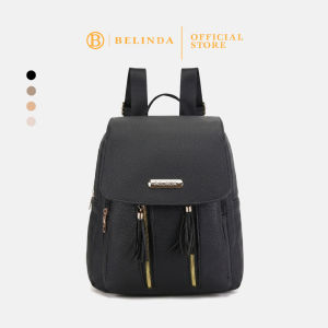 BELINDA Backpack For Women Leather Large Capacity Waterproof College School Student Bagpack M09640