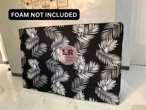 FOAM COVER LONG ZIPPER - SEMICOTTON ALL STANDARD SIZES AVAILABLE AFFORDABLE (RANDOM DESIGN/COLOR) (HINDI KUMUKUPAS)