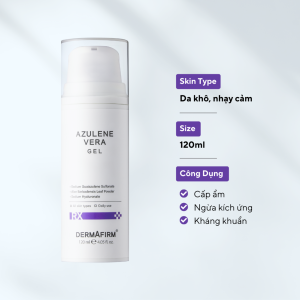 HÀNG NHẬP KHẨU - Tinh Chất Hoa Cúc Dermafirm Azulene Vera Gel Làm Dịu Phục Hồi Tái Tạo Da - DuocmyphamDrAn