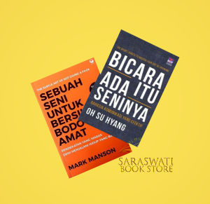 Paket 2 Buku Sebuah seni untuk bersikap bodo amat & Bicara itu ada seninya