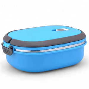 Rectangular Plastic Stainless Steel Lunch Box 1 2 3 Layer Food Container Kids Student/Bekas Bekal Makanan Tahan Karat