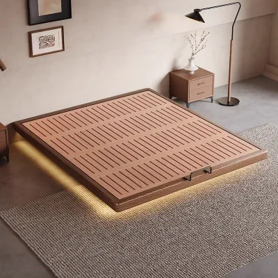 Sime Darby Ash Wood Floating Bed Frame Tatami Bed Frame Platform Bed Queen&king Size Bed Frame With Mattress