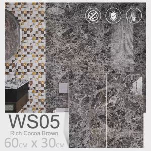 [LOCAL STOCK] Kitchen Wall Sticker PVC Wall Panel Bathroom Wallpaper Toilet Water Resistance