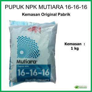 Pupuk NPK  Mutiara 16 16 16 Kemasan Original Pabrik Meroke