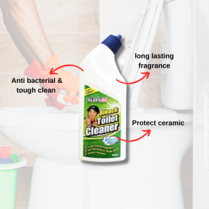 KLEENSO 3 in 1 3X Power Bleach Toilet Cleaner 600ml