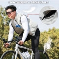 WOSAWE Men Women Cycling Vest Windproof Breathable Waterproof Sports Sleeveless Bike Tops. 