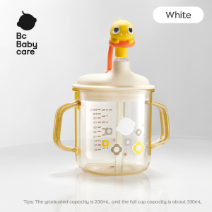 Bc Babycare Childrens Milk Cup PPSU Scale Direct Drinking Straw Water Cup For Babies Aged 1-2-3 And Above To Drink Milk Bottles