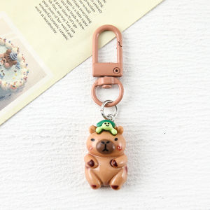 Capibala Cute Keychain Pendant Student Backpack Hangup Small Gift Girlfriend Gift Couple Keychain
