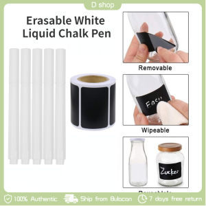 5Pcs Erasable White Liquid Chalk Dust-Free Pen/Marker for Glass Windows Chalkboard Erasable Blackboard Pen