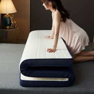 9CM Thicker Latex Cooling Gel Pad For Mattress Topper Flodable Tatami Queen/King/Single Foam mattress