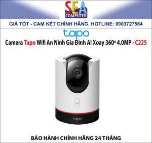 Camera Tapo Wifi An Ninh Gia Đình AI Xoay 360 độ 4.0MP - C225