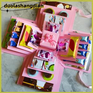 [Duola] กล่องของขวัญขนมประกอบทำด้วยมือกล่องของขวัญแปลกใจสำหรับวันวาเลนไทน์วันเกิดวันครบรอบแต่งงาน